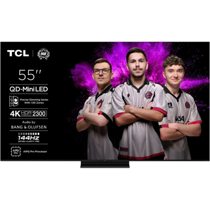 TV Mini Led TCL 55C79K 2025-55 pouces (139cm)