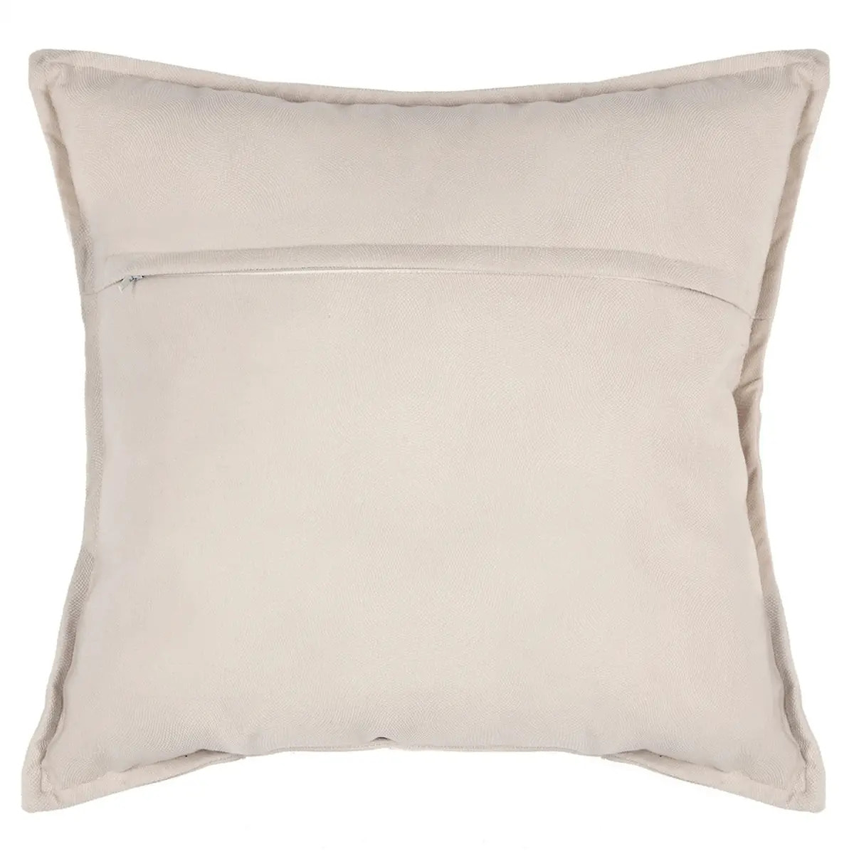 Coussin "LILOU" coton blanc ivoire 55x55cm