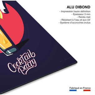 Tableau cuisine Cocktail party Tableau alu Dibond