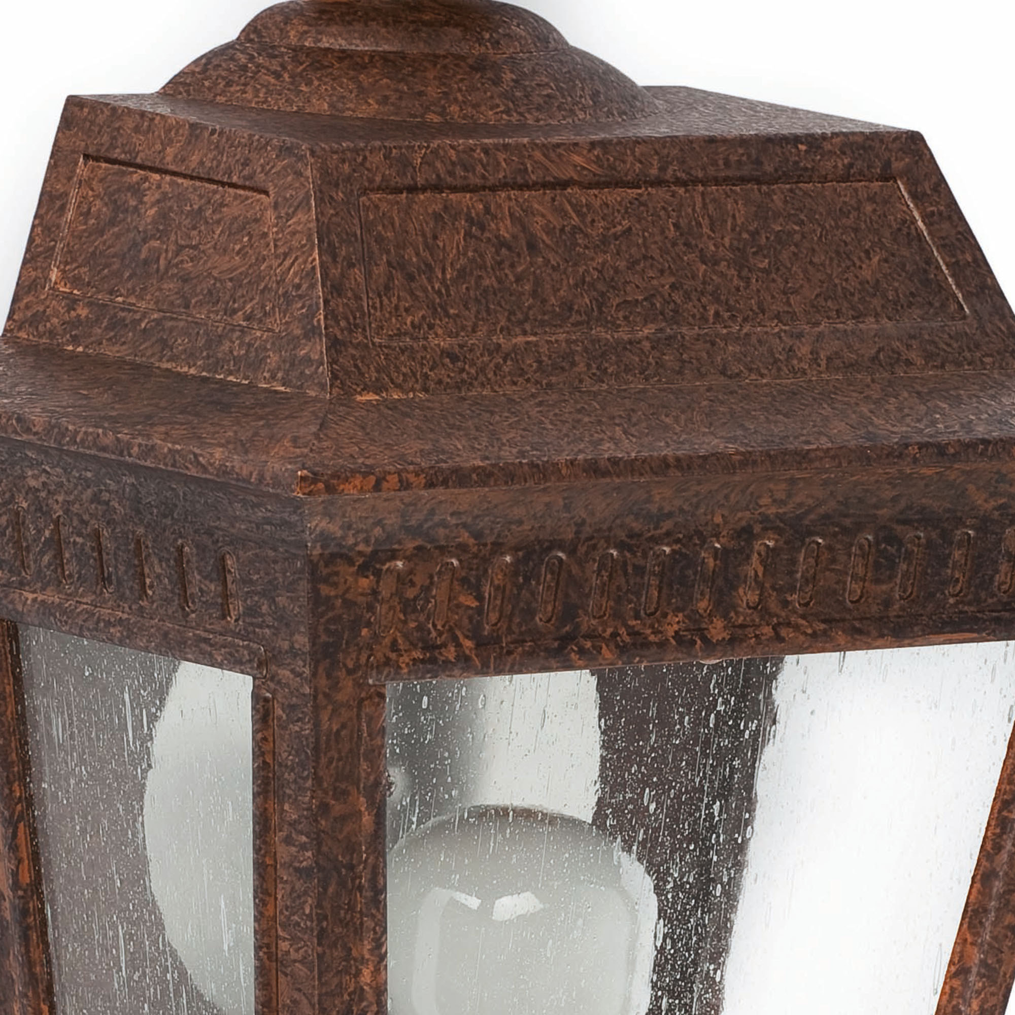 ARGOT Lampe 1/2 applique rouille