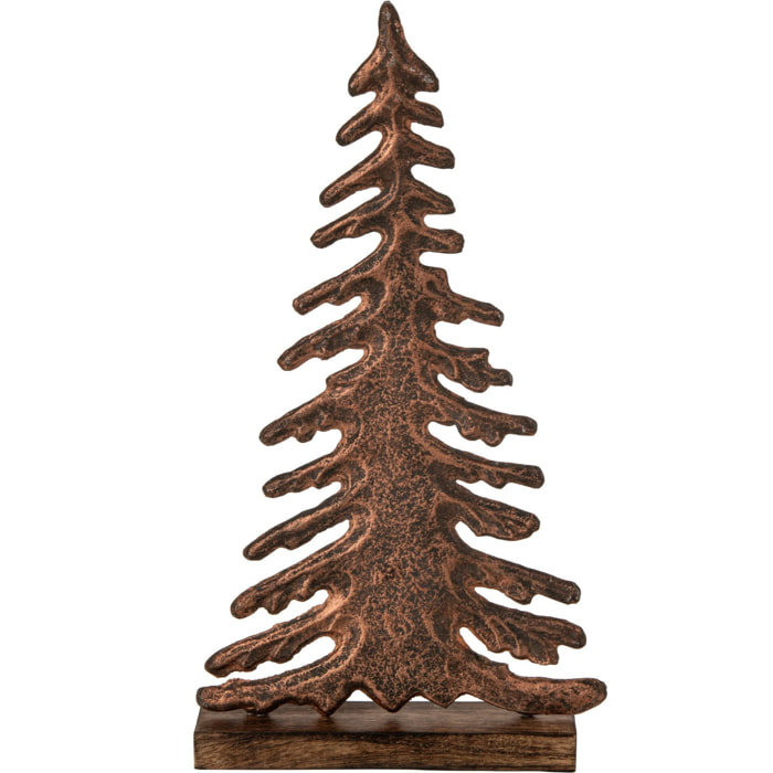 J-Line Pin sur base - aluminium - cuivre/naturel - large
