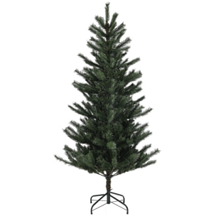 Sapin de Noël artificiel 180 cm arbre de Noël avec support en acier pliable, 467 branches, décoration de Noël effet réaliste, vert