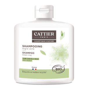 Shampooing Argile Verte - Cuir Chevelu Gras 250 ml