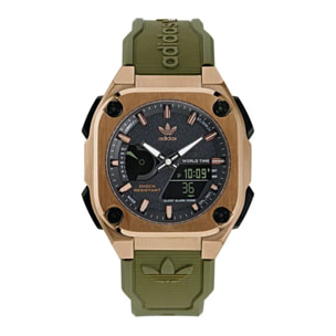 Reloj Adidas AOFH23502 Hombre Analogico/digital Cuarzo con Correa de Silicona