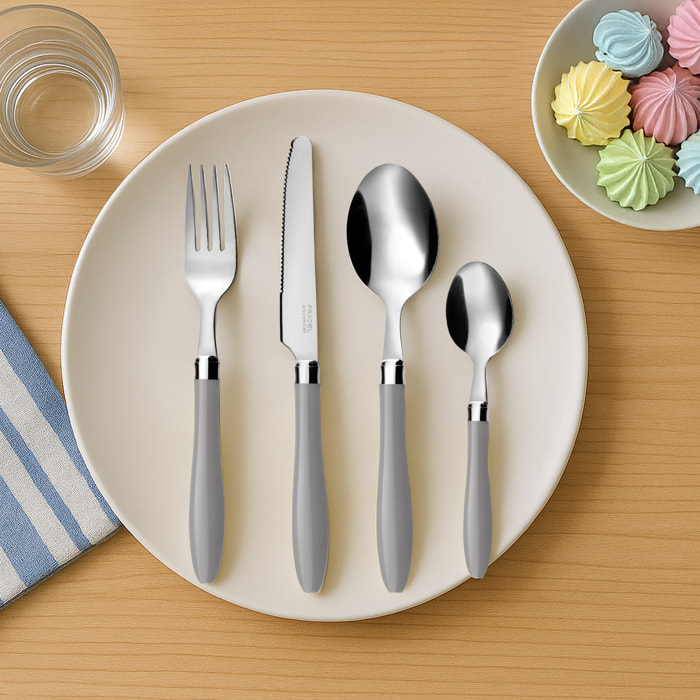 Réglisse Gris - Ménagère 16 pièces