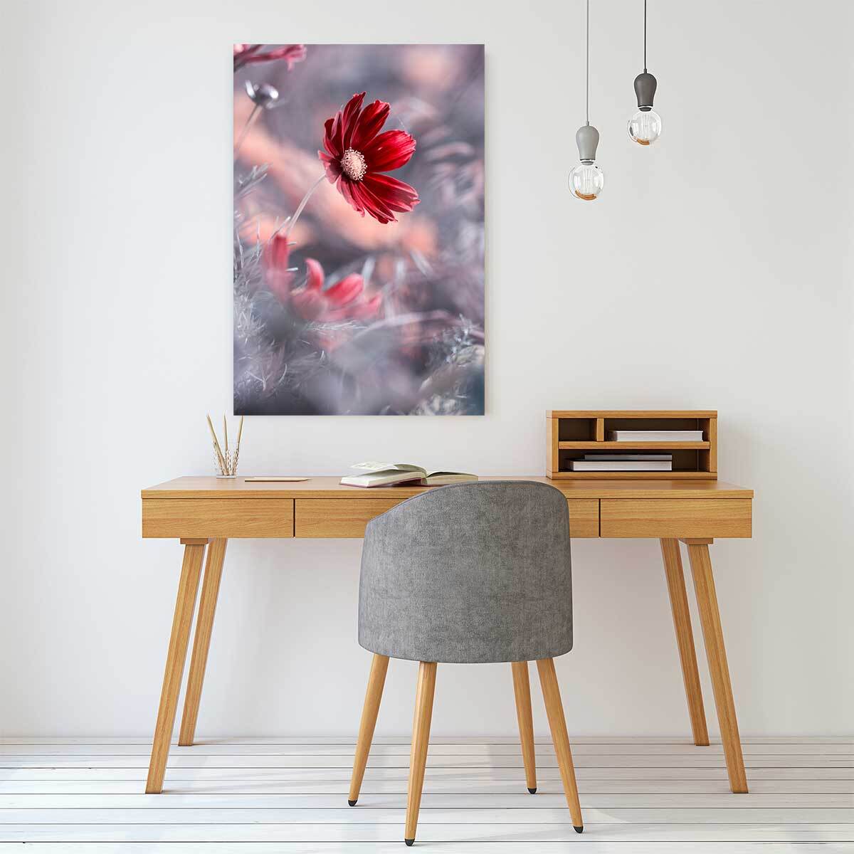 Tableau fleurs carmen  Toile imprimée