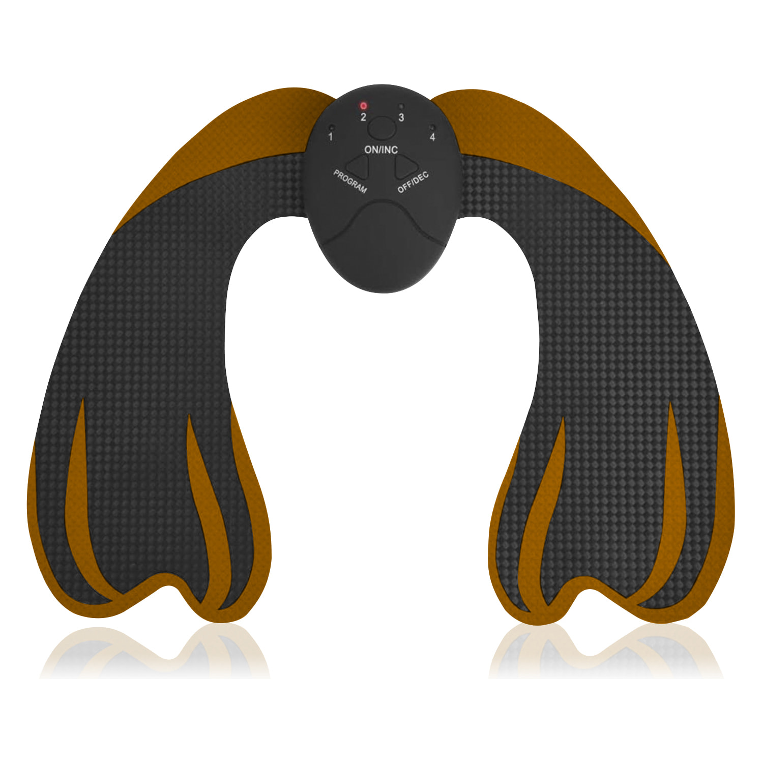 Elettrostimolatore muscolare speciale per glutei. Massaggiatore elettrico, stimolatore tonificante.