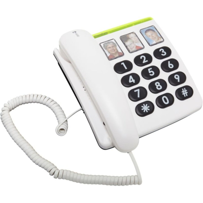 Téléphone filaire DORO Phone Easy 331PH Blanc