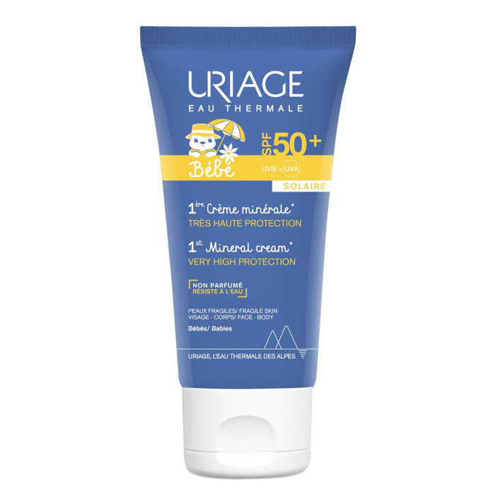 Bébé - 1ère Crème Minérale SPF50+ - Soin Très Haute Protection 50 ml