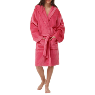 Peignoir mixte CASUAL - coton 380 g/m2 fuchsia