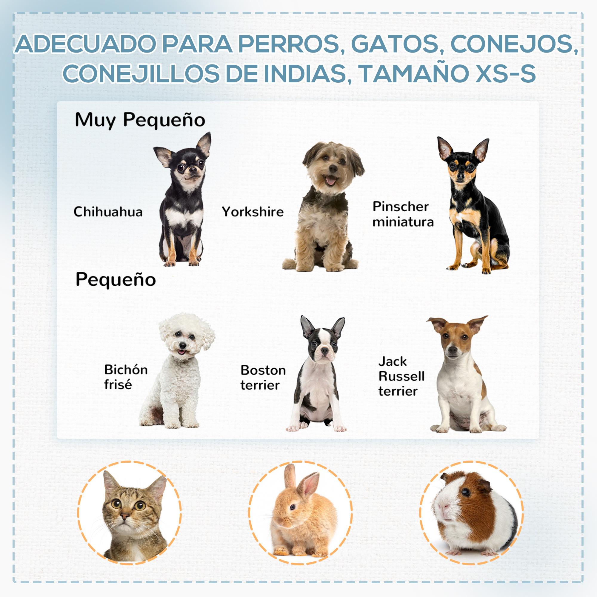 Parque Plegable para Perros y Gatos de 8 Paneles Parque de Juego para Mascotas con Bolsa de Transporte Recinto Portátil para Conejos Conejillos de Indias Ø91x58 cm Azul