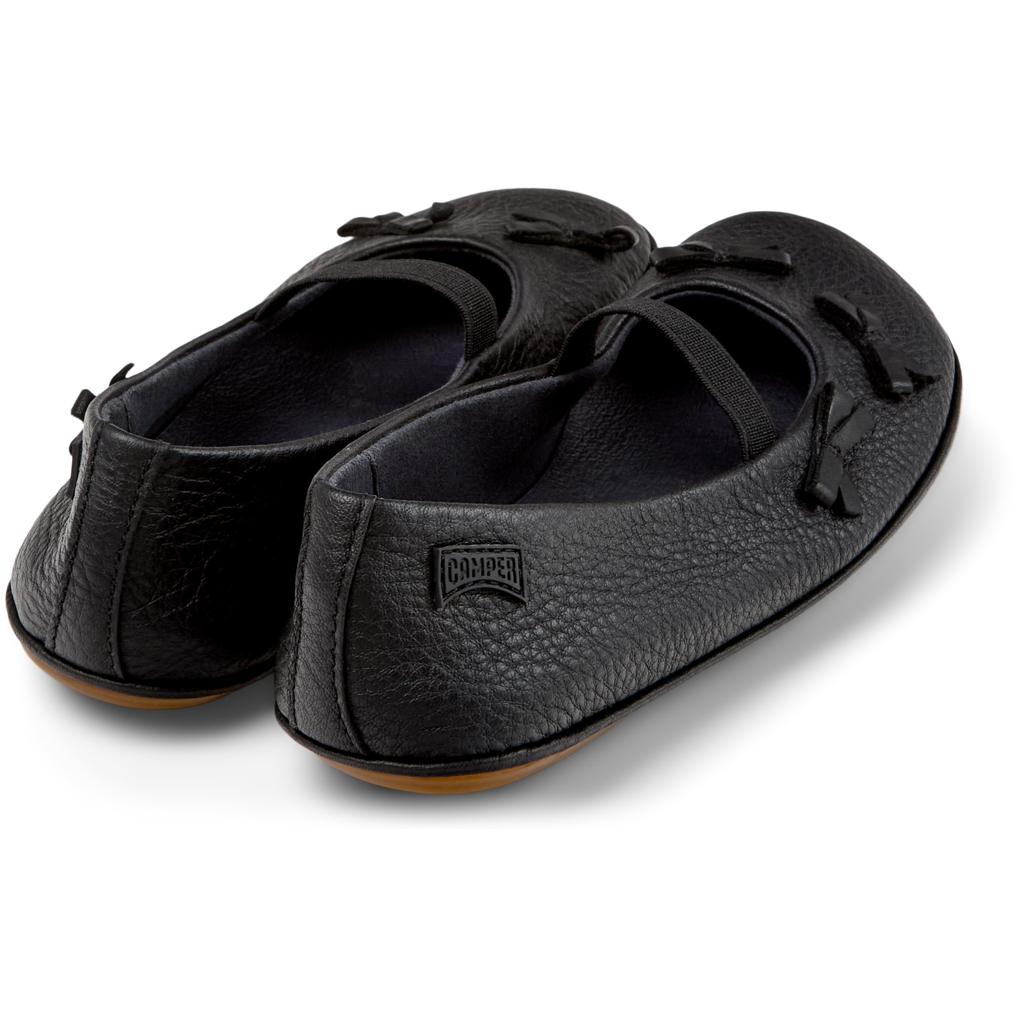 Ballerini - CAMPER Right Twins - Nero - Pelle liscia