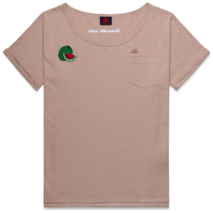 Kappa - T-Shirts & Top Donna Rosa - Vallebo
