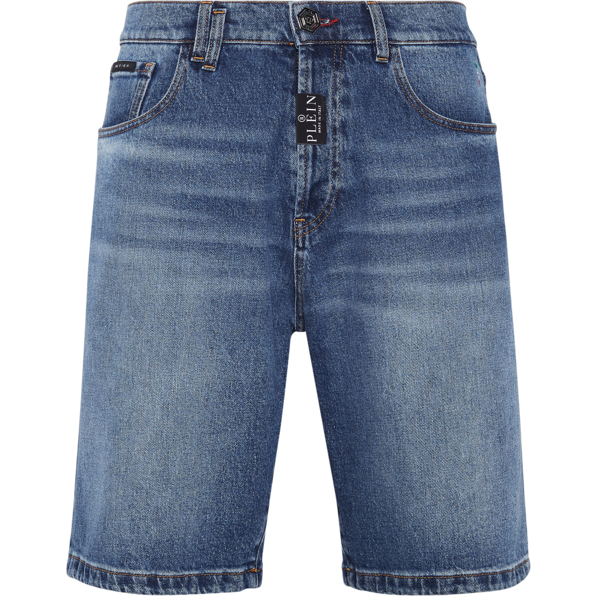 PHILIPP PLEIN DENIM SHORTS