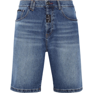 PHILIPP PLEIN DENIM SHORTS