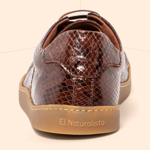 Zapatos N5910 SNAKE CHOCOLATE / ORIGEN color Chocolate
