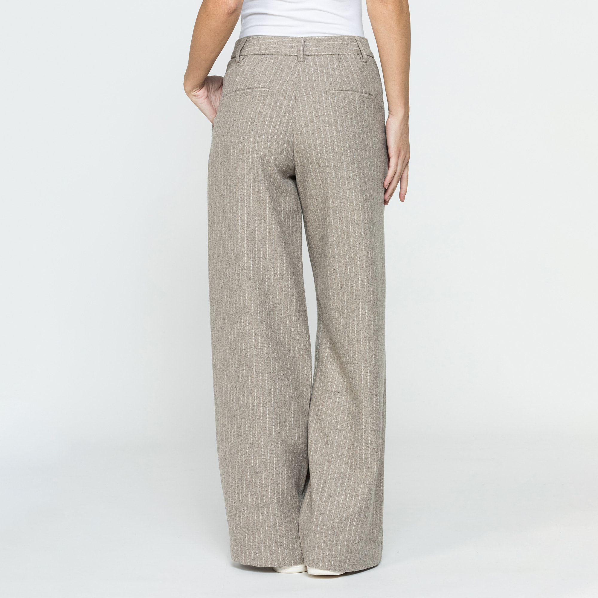 PANTALONE LARGO MOD.763 IN TESSUTO MISTO LANA