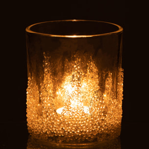 J-Line photophore Sucre Dessous - verre - transparent - medium - 2 pcs