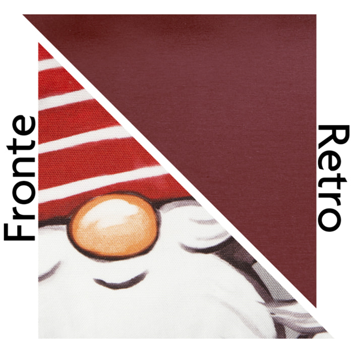 Cuscino arredo Excelsa – Gnomo, Cotone e poliestere multicolore