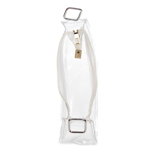 Zerfaliu bolso de hombro mini en PVC transparente.
