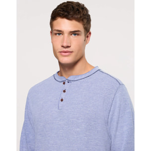 Camiseta Manga Larga Azul - Deary