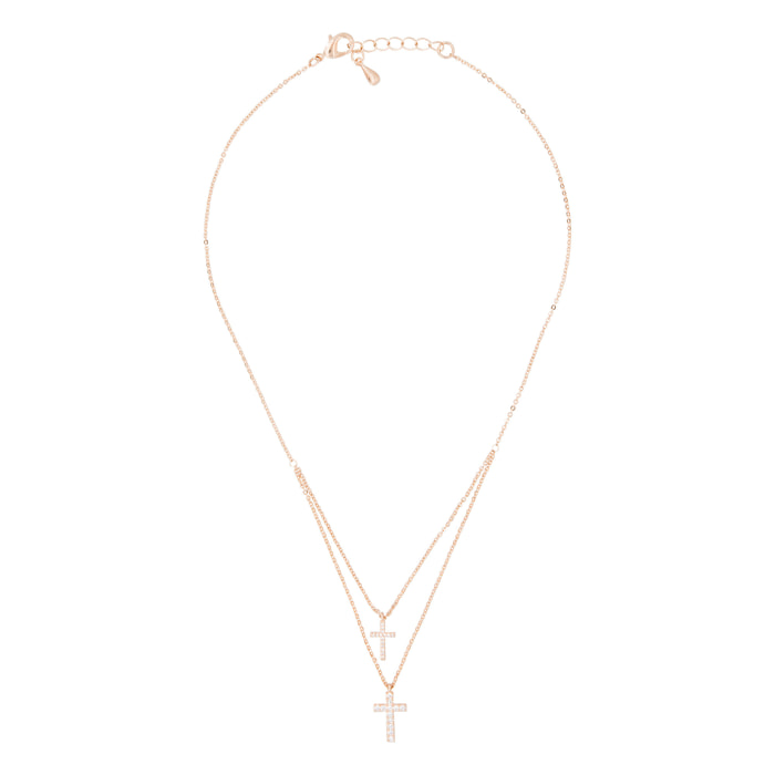 Collana U.S. Polo Assn. In metallo placcato oro rosa