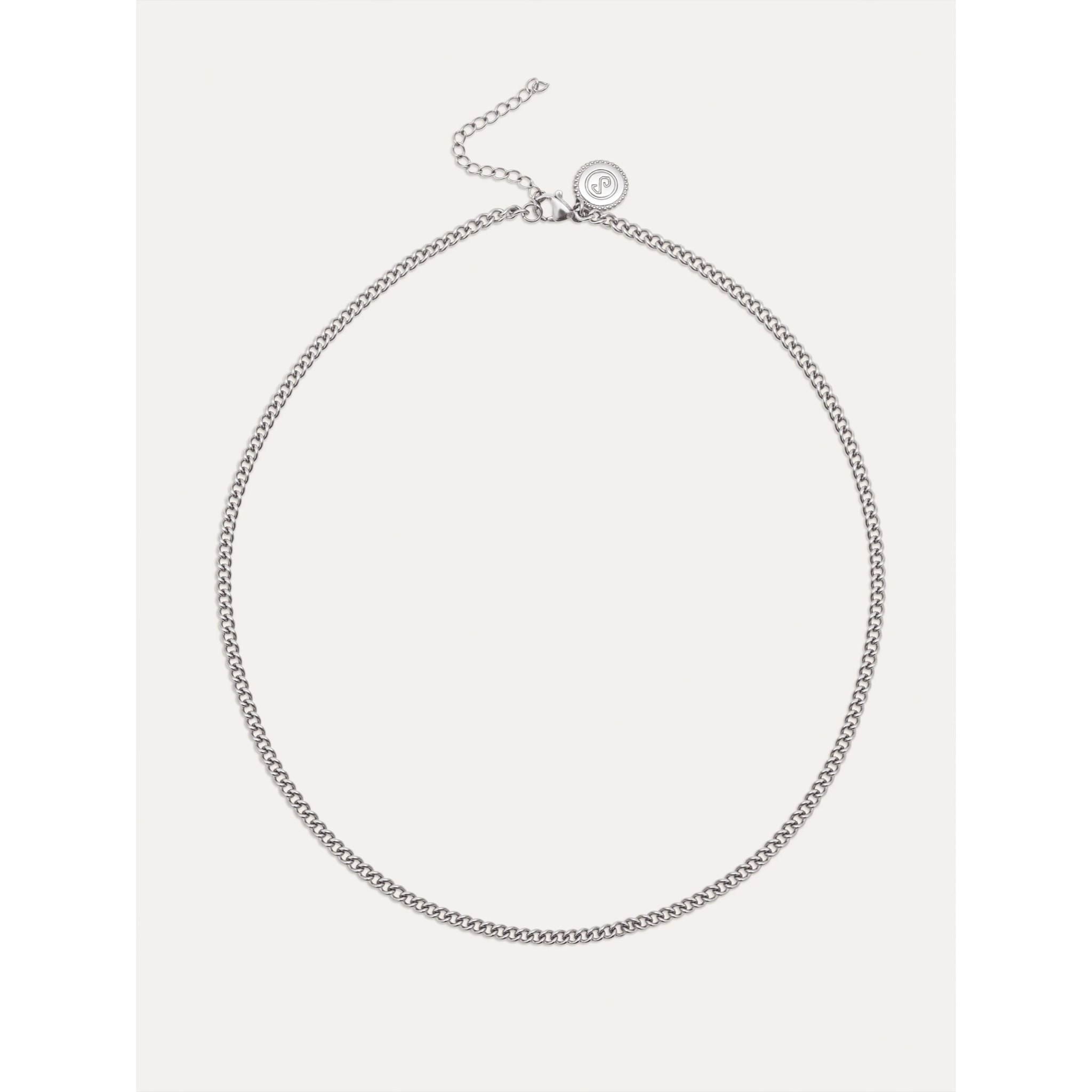 Collar Cadena Barbada Acero