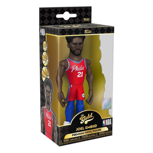 Nba: Sixers Vinile Gold Figures 13 Cm Joel Embiid (ce'21) Funko