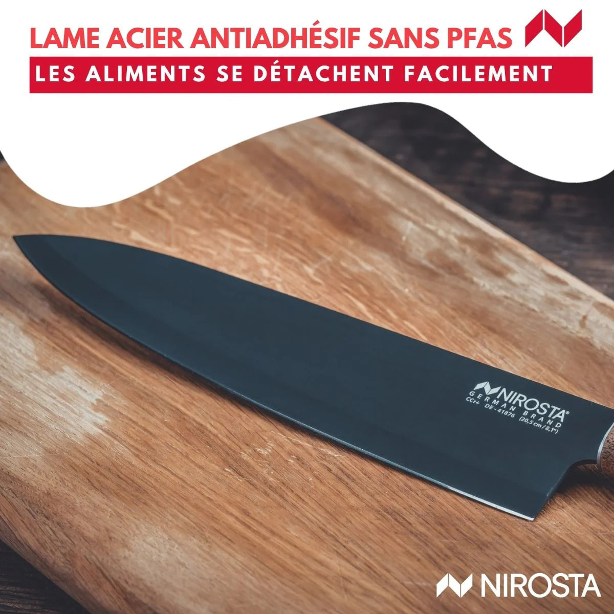 Couteau de chef 33 cm Nirosta Flow