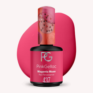 Vernis semi-permanent - 437 Magenta Muse - 15 ml