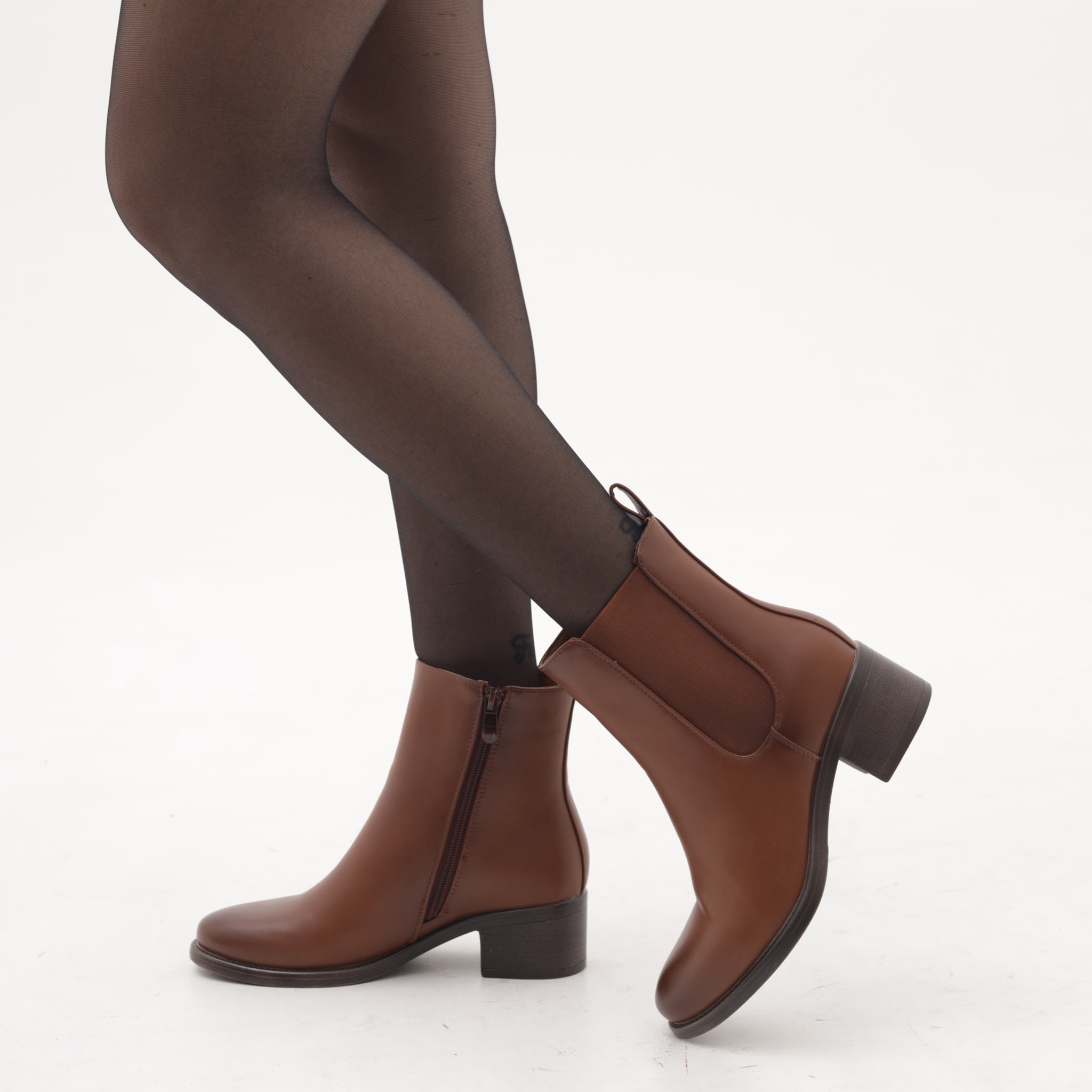 STIVALETTO CLASSIC ELASTICO CUOIO