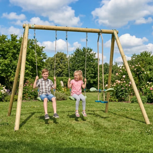 Portique bois 2,30 m Artix DARIFOU 2 - 4 enfants