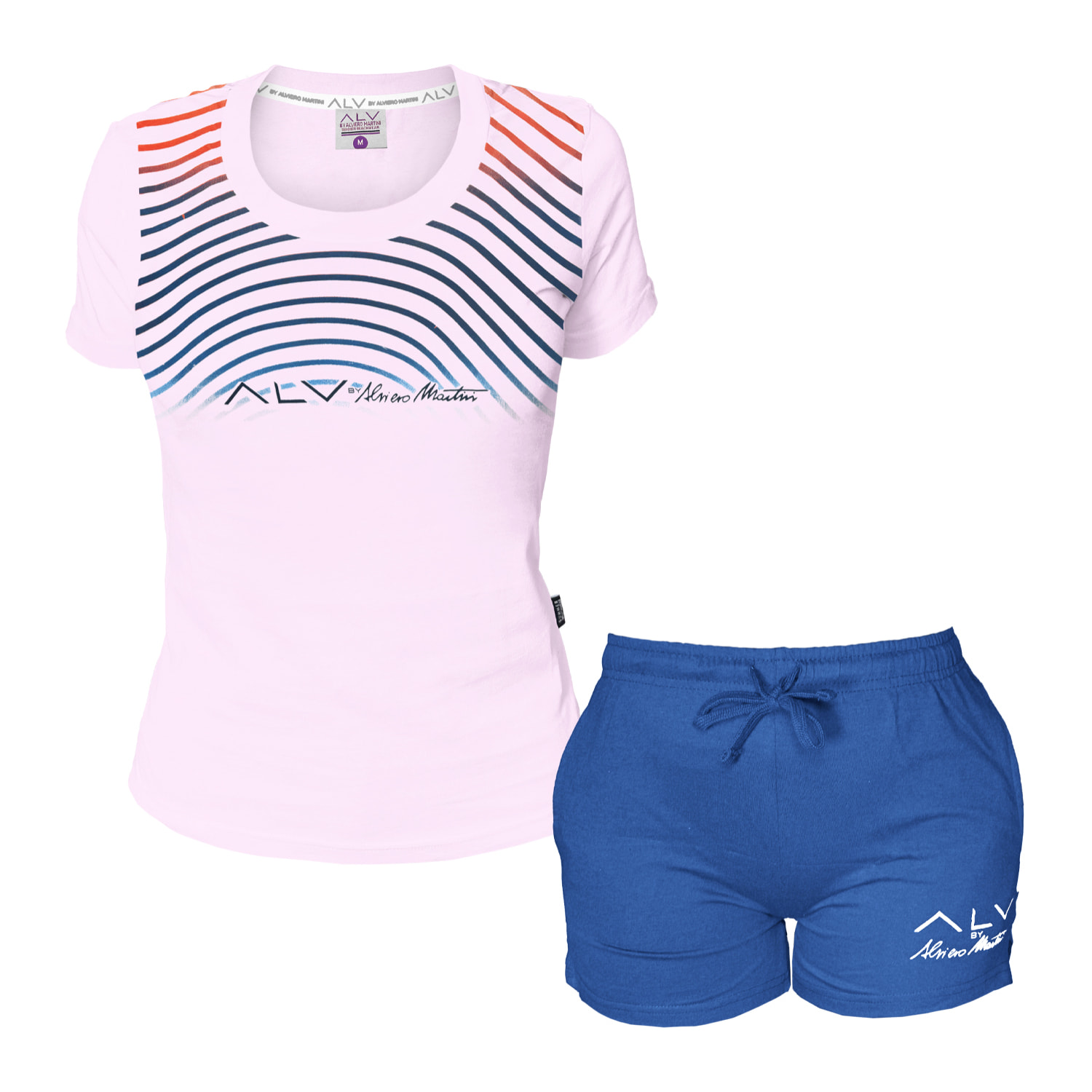 Completo Homewear Donna ALVIERO MARTINI Corto Cotone