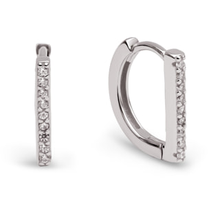 Orecchino Dina Sparks in Argento