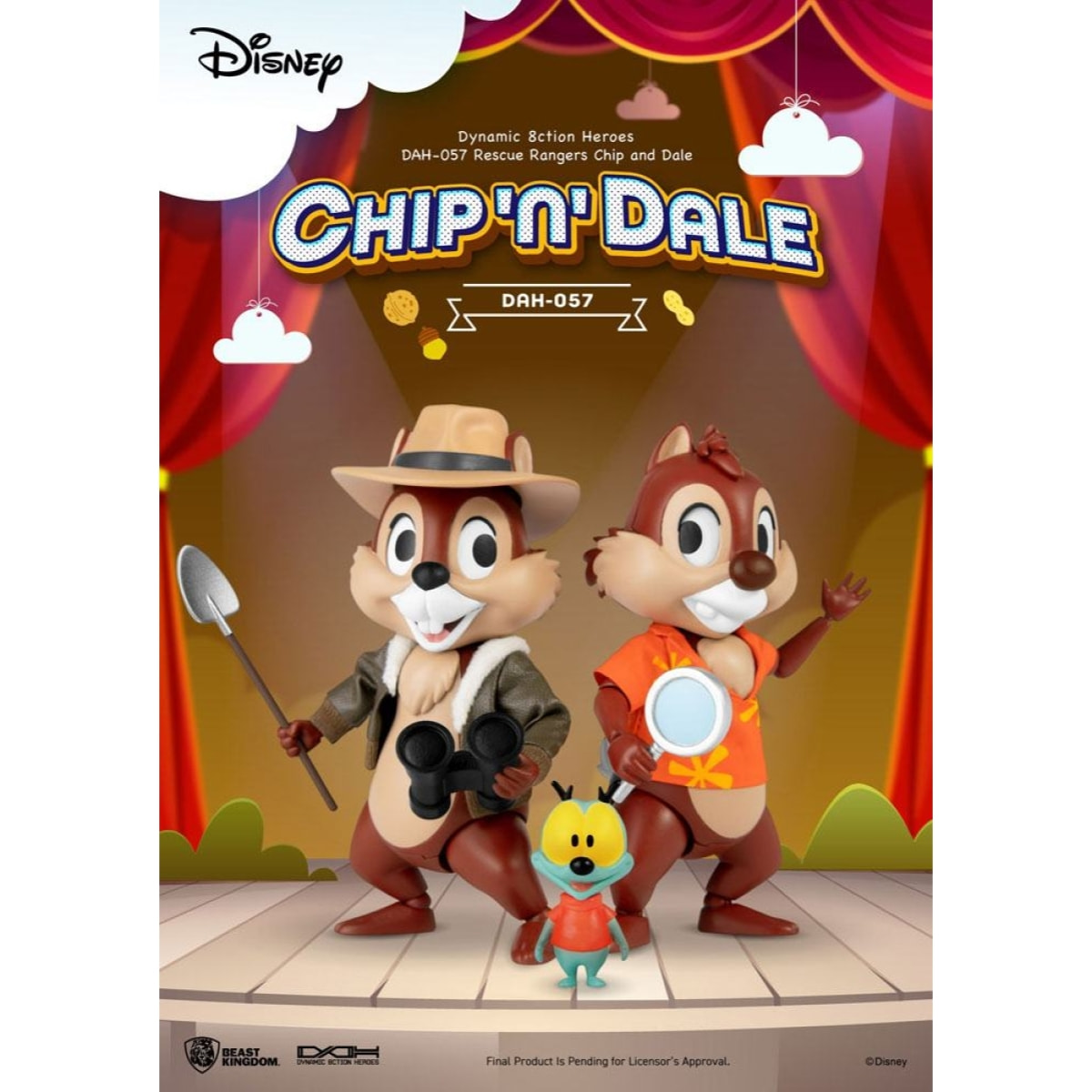 Chip 'n Dale: Rescue Rangers Dynamic 8ction Heroes Action Figures 1/9 Chip & Dale 10 Cm Beast Kingdom Toys