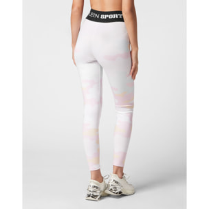 PLEIN SPORT Sport Leggings CAMOUFLAGE
