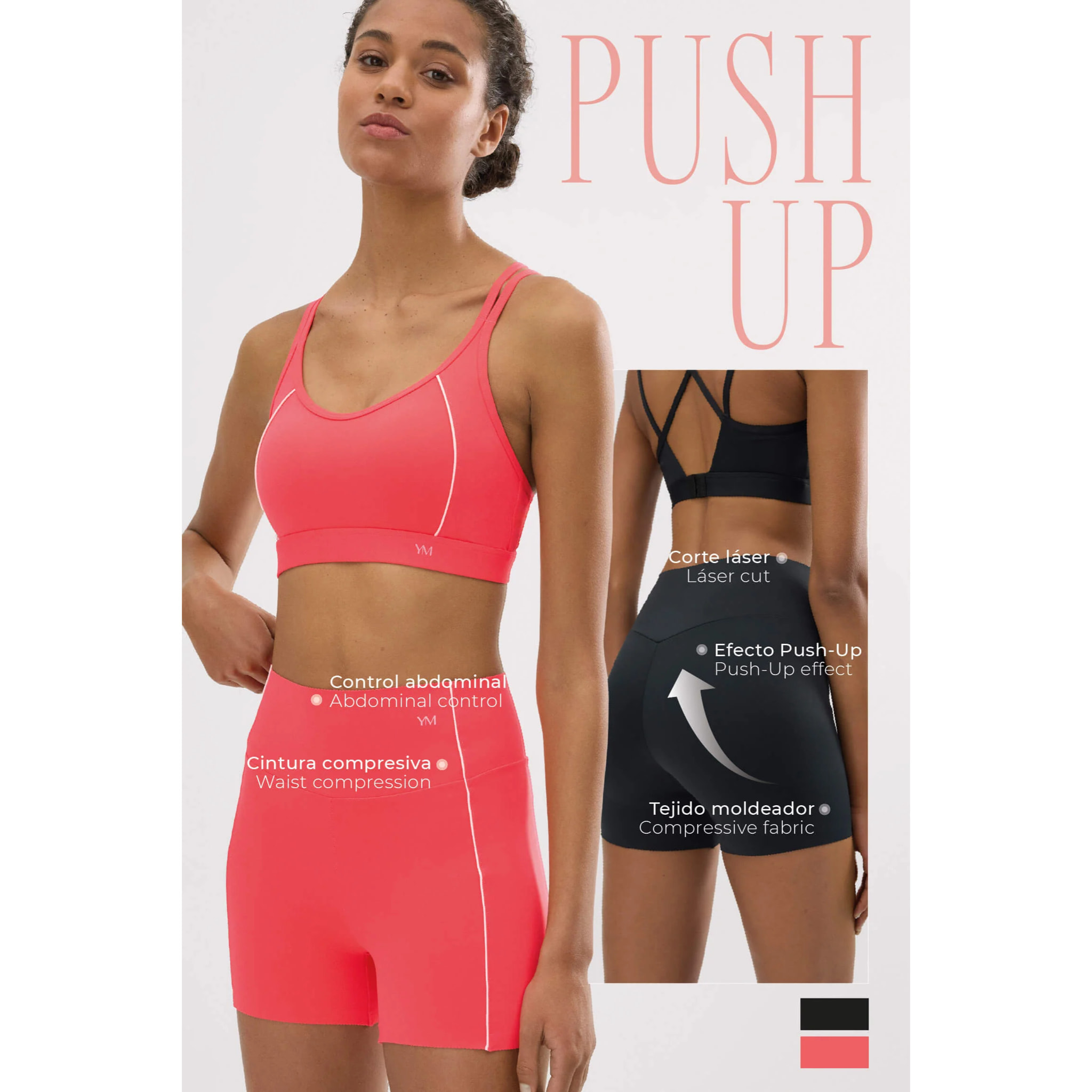 Leggings sportivi donna Arancio