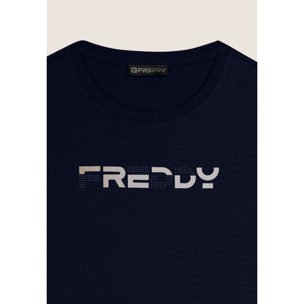T-shirt Manica Corta con Logo FREDDY Olografico