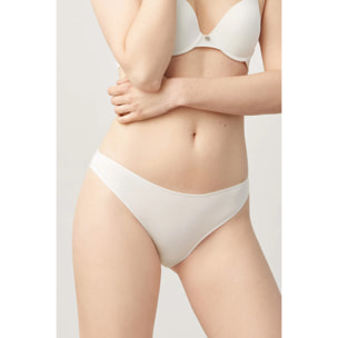 Mini slip in cotone bianco