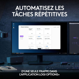 Clavier + Souris LOGITECH MX keys S avec repose poignet