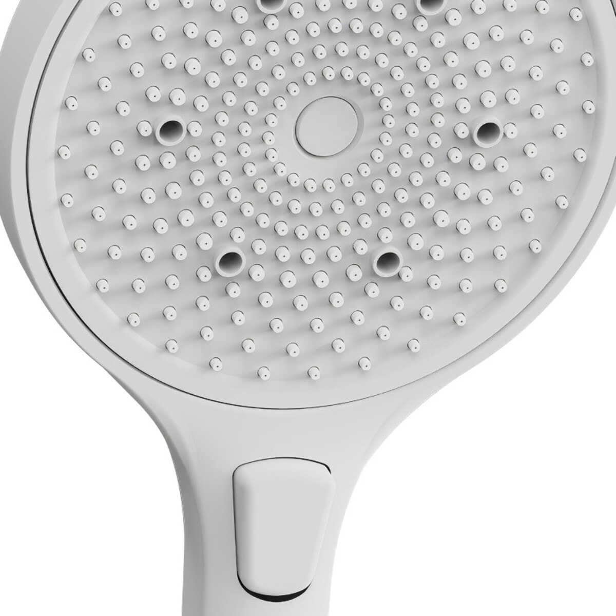 Pommeau de douche en ABS Charlize Blanc Matt Spirella