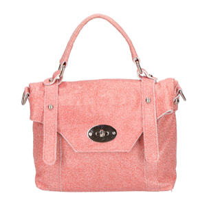 Borsa a mano da donna - Modello Floresta - Vera Pelle - 25.0 x 17.0 x 6.0 cm