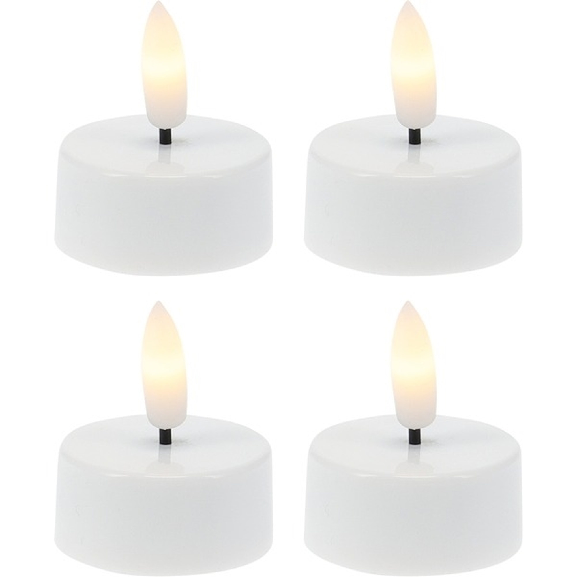 juego de 9 velas led de tamaños diferentes con control remoto