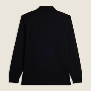 Polo manica lunga con spacchi laterali