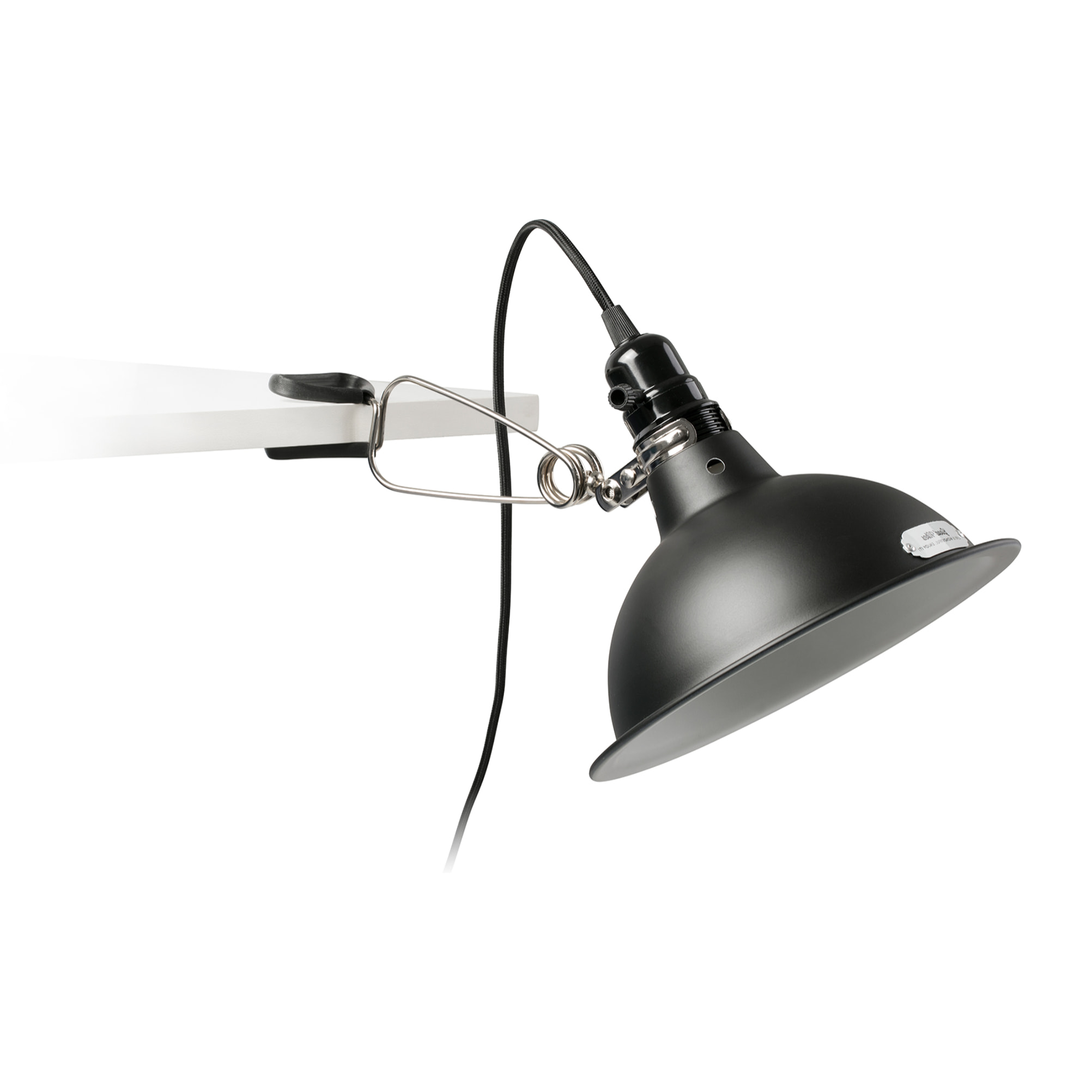 PEPPER Lampe avec pince noire