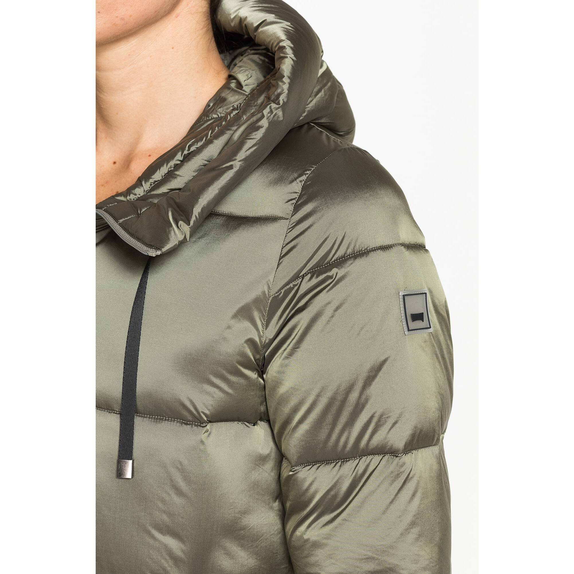 GIACCONE MIDI COMFORT FIT IN TESSUTO SATINATO