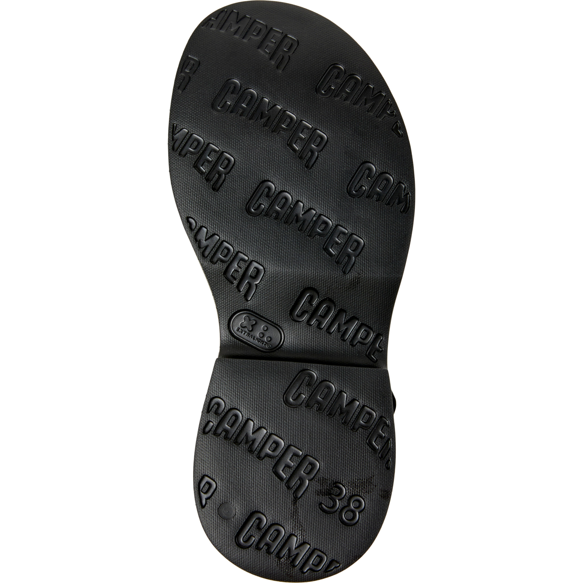 Sandalias - CAMPER Tasha - Negro - Cuero liso