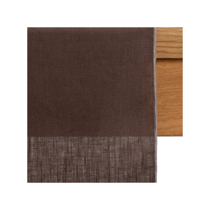 Chemin de table 50x150 cm en lin et coton - MILA
