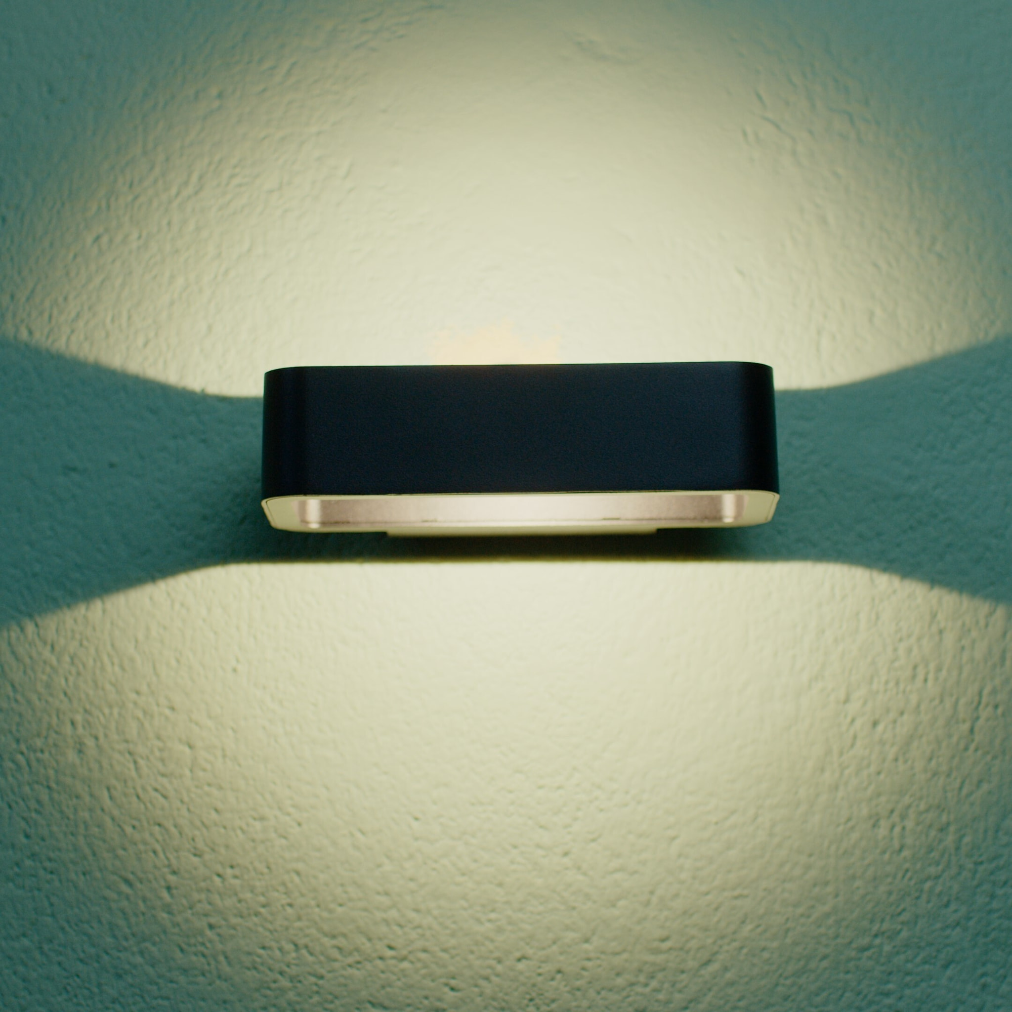 FORLIGHT Aplique Ip54 Wilow Led 6,9W 3000K Negro 257Lm