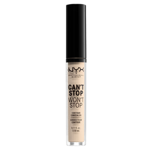 NYX Professional Makeup Anti-Cernes et Correcteur Can't Stop Won't Stop Contour Concealer Fair